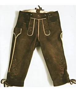 Meindl Trachtenlederhose Kniebund Andechs Hirsch S&auml;misch Ahorn -Trachten Verkauf andechs meindl kniebundlederhose ahorn farbe braun 146