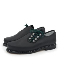 Berchtesgaden Meindl Haferlschuhe Schwarz Ledersohle