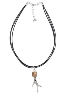 Collier Krickerl Gew. Kordel 269 Schwarz