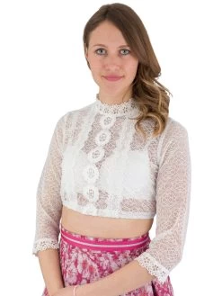 Dirndl Bluse Tramontana T-7546 Creme 11