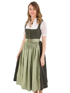 Dirndl Gottseidank MonikaST80 Schilfgr&uuml;n Lindengr&uuml;n