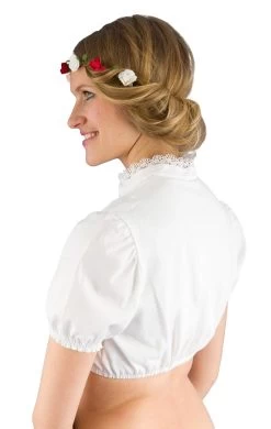 Dirndlbluse Stretch Hochgeschlossen Gottseidank Franziska Wei&szlig; A001774 -Trachten Verkauf dirndlbluse gottseidank franziska weiss farbe weiss3