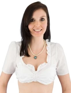 Dirndlbluse Hammerschmid Alice Weiss