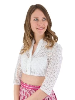 Dirndlbluse Kinga Mathe Nele Wei&szlig; 2