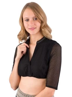 Dirndlbluse MarJo Agathe-Linda Schwarz