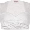 Dirndlbluse Spitzenbluse Stretch MarJo Namika-Kosira Wei&szlig;