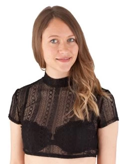 Dirndlbluse Trachten Deiser D2314028 Schwarz