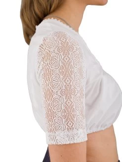 Dirndlbluse Wenger Janine Wei&szlig; -Trachten Verkauf dirndlbluse wenger janine weiss3