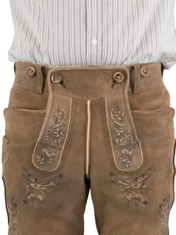 Hohenwerfen Meindl Lederhose Kurz Wildbock Inka -Trachten Verkauf hohenwerfen meindl lederhose kurz wildbock inka9