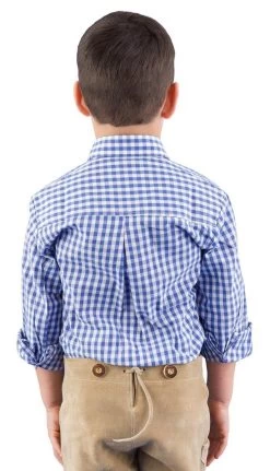Ki. Trachtenhemd 52915 Blau-karo -Trachten Verkauf ki trachtenhemd 52915 blau karo4