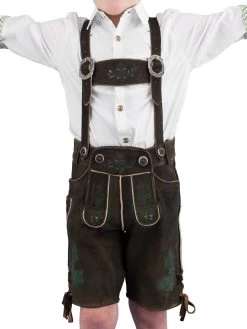 Kinder Lederhose Kurz Kid 504 Altschwarz-GF20 -Trachten Verkauf kinder lederhose kurz kid 5043