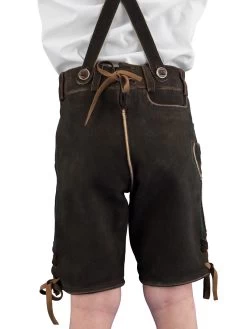 Kinder Lederhose Kurz Kid 504 Altschwarz-GF20 -Trachten Verkauf kinder lederhose kurz kid 5044