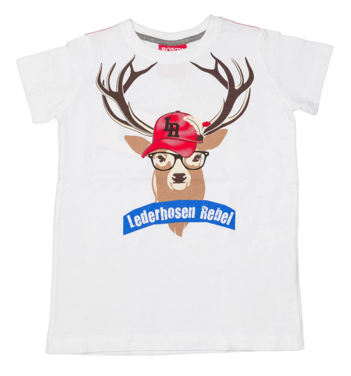 Kinder T-Shirt Bondi Kidswear Hirsch Weiss 29964 1 Kinder T-Shirt Bondi Kidswear Hirsch Weiss 29964
