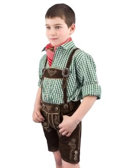 Kinderlederhose Kurz Almsach Simmerl Kid Espresso -Trachten Verkauf kinderlederhose kurz almsach simmerl kid espresso5