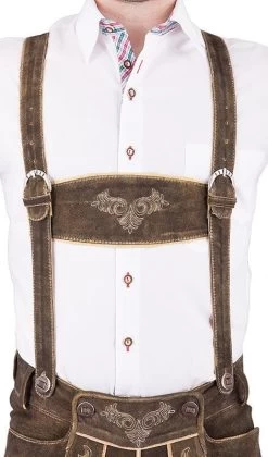 Kniebundlederhose Wick Nougat -Trachten Verkauf kniebundlederhose wick nougat farbe braun3