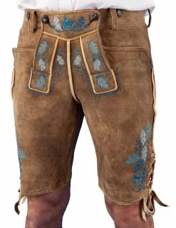 Kochelsee Meindl Lederhose Kurz Altschwarz