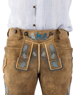 Kochelsee Meindl Lederhose Kurz Altschwarz -Trachten Verkauf kochelsee meindl lederhose kurz altschwarz farbe braun 144