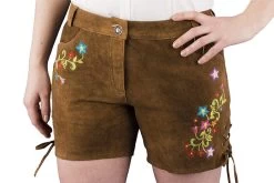 Kurze Lederhose 35308 Braun