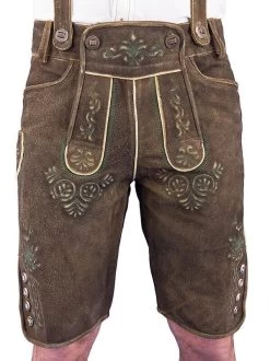 Kurze Lederhose Alan Nougat