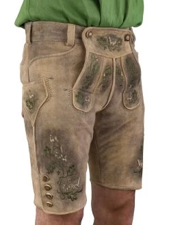 Spieth & Wensky Kurze Lederhose Beckert Lustenau Baileys Gr&uuml;n -Trachten Verkauf kurze lederhose beckert lustenau baileys gruen8