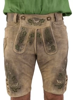 Spieth & Wensky Kurze Lederhose Beckert Lustenau Baileys Gr&uuml;n -Trachten Verkauf kurze lederhose beckert lustenau baileys gruen9