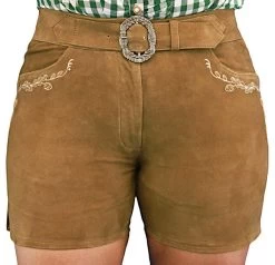 Kurze Lederhose Lisbeth Erde