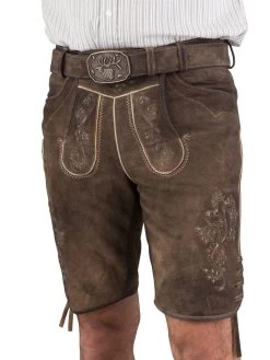 Spieth & Wensky Kurze Lederhose Spieth & Wensky Wagnun Schotter/ Sand