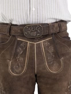 Spieth & Wensky Kurze Lederhose Spieth & Wensky Wagnun Schotter/ Sand -Trachten Verkauf kurze lederhose spieth wensky wagnum schotter 134d sand 93