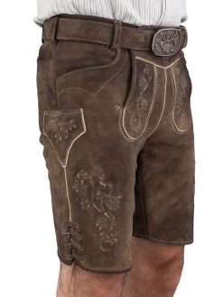 Spieth & Wensky Kurze Lederhose Spieth & Wensky Wagnun Schotter/ Sand -Trachten Verkauf kurze lederhose spieth wensky wagnum schotter 134d sand 94