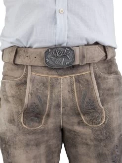 Spieth & Wensky Kurze Lederhose Spieth & Wensky Winston Oxford/ Gr&uuml;n Grau -Trachten Verkauf kurze lederhose spieth wensky winston oxford gruen grau3