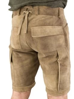Lederhose Cargo Short Arbeitshose Handwerkerlederhose Rohn-Moden Worker Wildbock Antikbraun -Trachten Verkauf lederhose cargo short arbeitshose handwerkerlederhose rohn moden worker wildbock antikbraun3