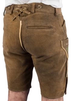 Lederhose Kurz Ostarrichi Ursprung Wildbock Antikbraun Oliv -Trachten Verkauf lederhose kurz weinbauer ostarrichi ursprung wildbock antikbraun oliv 83