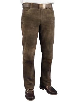 Spieth & Wensky Lederhose Lang Spieth&Wensky Rohrstein Schiefer Ziegenvelours -Trachten Verkauf lederhose lang spiethwensky rohrstein schiefer ziegenvelours3