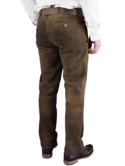 Spieth & Wensky Lederhose Lang Spieth&Wensky Rohrstein Schiefer Ziegenvelours -Trachten Verkauf lederhose lang spiethwensky rohrstein schiefer ziegenvelours5
