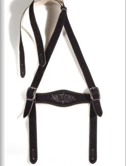 Meindl Lederhosentr&auml;ger Form7 Ziege Schwarz