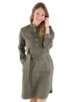 Leienkleid Pfoadkleid Blusenkleid Hund Sans Scho Dunkelgr&uuml;n