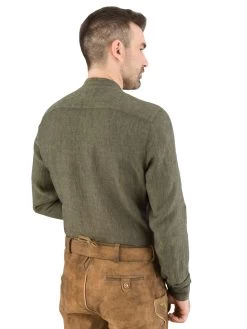 Leinenhemd Stehkragenhemd Pure 3802-21620 Casual Fit Gr&uuml;n 436 -Trachten Verkauf leinenhemd stehkragenhemd pure 3801 21620 casual fit gruen 436 73