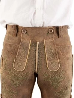Meindl Lederhose Kurz Kaiser Franz Hirsch Handgestickt Altschwarz 501 -Trachten Verkauf meindl lederhose kurz kaiser franz hirsch handgestickt altschwarz3