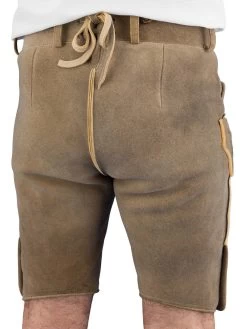 Meindl Lederhose Kurz Steinkogel Hirsch S&auml;misch Dust -Trachten Verkauf meindl lederhose kurz steinkogel hirsch saemisch dust 274