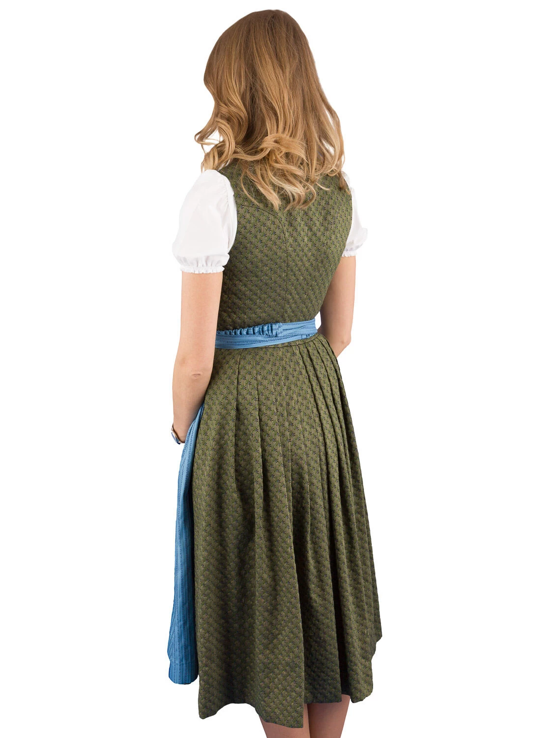 Midi Dirndl Gottseidank MagdaMTE Stretch Gartengrün Wasser 3 Midi Dirndl Gottseidank MagdaMTE Stretch Gartengrün Wasser – Bild 3
