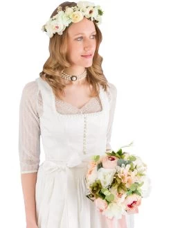 Midi Dirndl Hochzeitsdirndl Festlich Tramontana T-9203/7 Creme/rosa -Trachten Verkauf midi dirndl hochzeitsdirndl festlich tramontana t 9203 7 creme rosa3