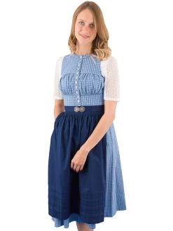 Midi Dirndl Wenger Semriach Blau