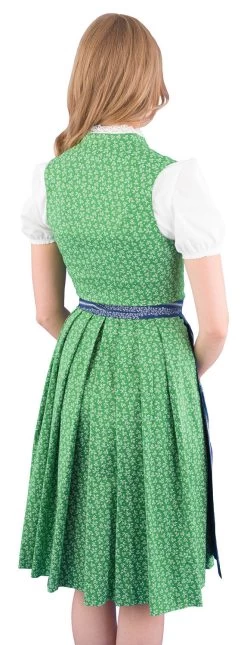 Midi Dirndl Wenger Zita Stretch Gr&uuml;n Blau 65 -Trachten Verkauf midi dirndl wenger zita stretch gruen blau 653