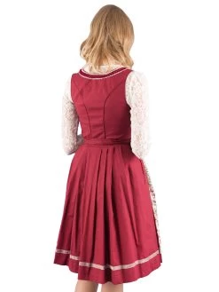 Mini Dirndl MarJo Dalinda Bordeaux/creme -Trachten Verkauf mini dirndl marjo dalinda bordeaux creme6