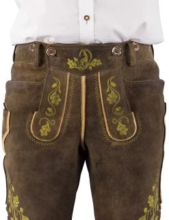 Nockerberg Meindl Lederhose Kurz Altschwarz -Trachten Verkauf nockerberg meindl lederhose kurz altschwarz farbe beige 164