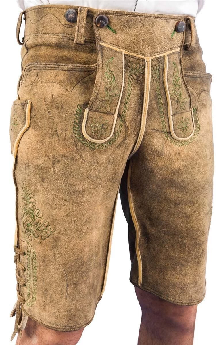 Meindl Lederhose Kurz Salzburg Hirsch Sämisch Altschwarz 1 Meindl Lederhose Kurz Salzburg Hirsch Sämisch Altschwarz