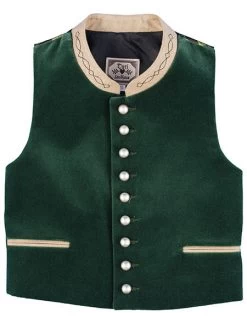 Samtweste Kid K315007 Tanne