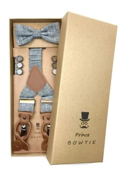 Set Hosentr&auml;ger Und Fliege Seidenfalter 88003 Farbe 1 Jeans