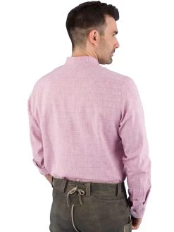 Stehkragenhemd Arido 2433 3659 Rot 79 -Trachten Verkauf stehkragenhemd arido 2433 3659 rot 794