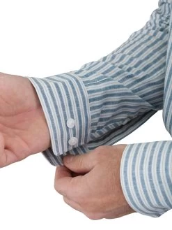 Stehkragenhemd Gottseidank Lenz Blautanne 675 -Trachten Verkauf stehkragenhemd gottseidank lenz blautanne 6753